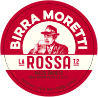 Etichetta Birra Moretti "La Rossa"